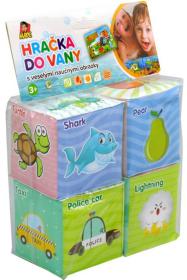 Kostky soft měkké obrázkové 7cm do vany do vody set 4 kusy v sáčku Kostky soft měkké obrázkové 7cm do vany do vody set 4 kusy v sáčku
