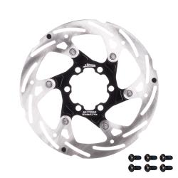 Force Kotúč brzdový 140 mm, 6 dier, čierny