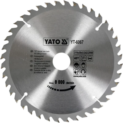 Yato Kotouč na dřevo 210 x 30 mm 40z