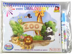 Kouzelné malování vodou 20x16cm zvířátka ze ZOO set s vodní fixou Kouzelné malování vodou 20x16cm zvířátka ze ZOO set s vodní fixou