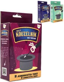 Kouzla 10 triků malý kouzelník 3 druhy v krabici Kouzla 10 triků malý kouzelník 3 druhy v krabici
