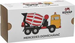 Kovap Auto Mercedes domíchávač betonu model 1:43 plechový kov 0627