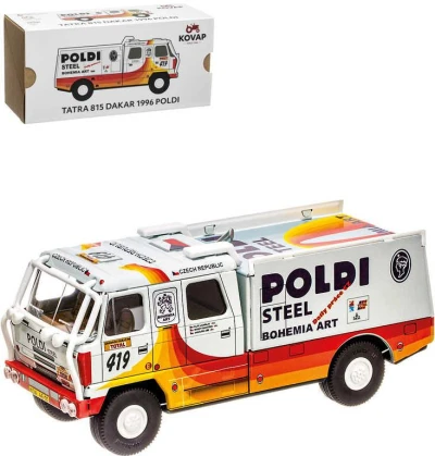 Kovap Auto Tatra 815 Dakar 1996 Poldi model 16cm kov 8200 Kovap Auto Tatra 815 Dakar 1996 Poldi model 16cm kov 8200