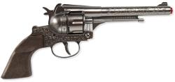 Kovbojský set revolver dětský kovový na kapsle 12 ran s pouzdrem a opaskem