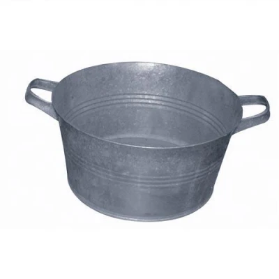 Kovotvar Škopek pr.40cm, kovová ucha, Zn Kovotvar Škopek pr.40cm, kovová ucha, Zn