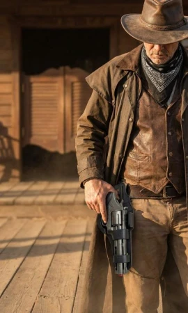 Kovový revolver serie 017 na kapslíkové kotoučky antracit s pouzdrem