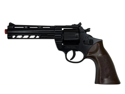 Hafotoys kovový kapslíkový revolver černý