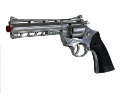 Hafotoys kovový kapslíkový revolver stříbrný Hafotoys kovový kapslíkový revolver stříbrný