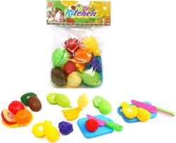 Krájecí ovoce a zelenina na suchý zip velký kuchyňský set s doplňky plast