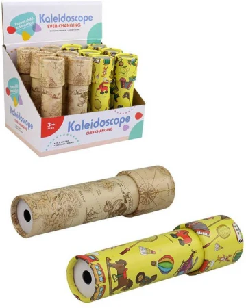 Krasohled dětský kaleidoskop 19cm kukátko 2 druhy karton/plast Krasohled dětský kaleidoskop 19cm kukátko 2 druhy karton/plast