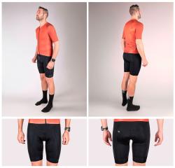 Force PACE černé kraťasy s vložkou