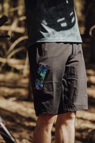 Force REBEL MTB čierne cyklokraťasy bez vložky