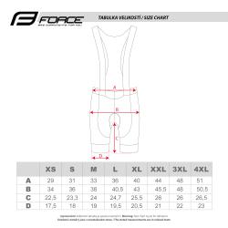 Force SMOOTH černo-bílé kraťasy se šráky a vložkou