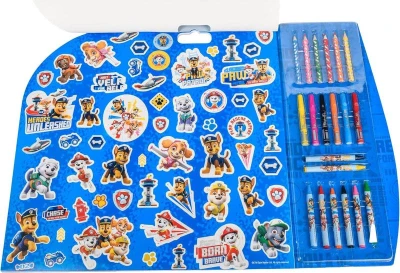 Kreatívna sada Tlapková patrola (Paw Patrol) 5v1 omaľovánky so samolepkami