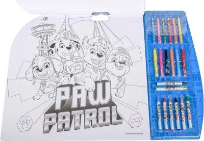 Kreatívna sada Tlapková patrola (Paw Patrol) 5v1 omaľovánky so samolepkami