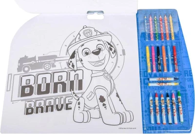 Kreatívna sada Tlapková patrola (Paw Patrol) 5v1 omaľovánky so samolepkami