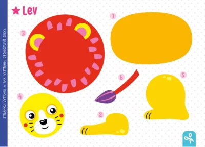 Kreativní vystřihovánky Malá ZOO Stříhám lepím kreslím