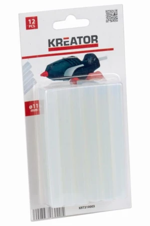 Kreator Lepící tyčinky KRT310003 11 mm, 12ks Kreator Lepící tyčinky KRT310003 11 mm, 12ks