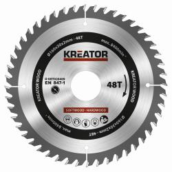 Kreator Pilový kotouč KRT020409 na dřevo 160mm, 48T