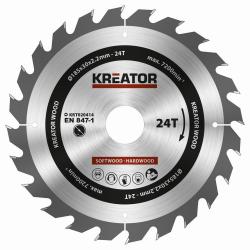Kreator Pilový kotouč KRT020414 na dřevo 185mm, 24T