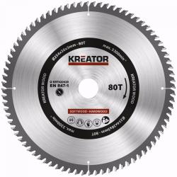 Kreator Pilový kotouč KRT020428 - na dřevo 254mm, 80T Kreator Pilový kotouč KRT020428 - na dřevo 254mm, 80T