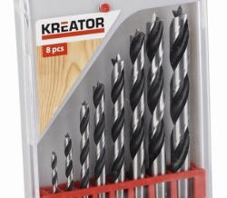 Kreator Sada vrtáků KRT012302 8 ks do dřeva 3-10 mm