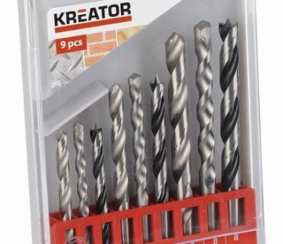 Kreator Sada vrtáků KRT012501 SET 9 ks