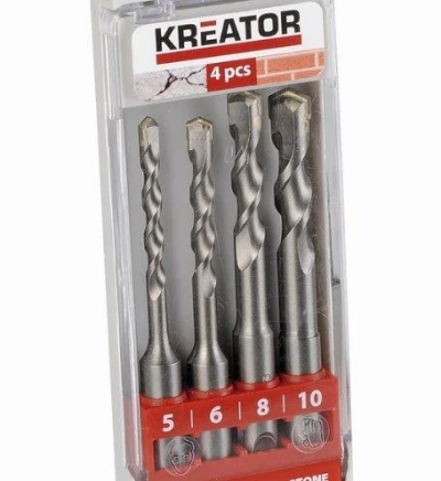 Kreator Sada vrtáků KRT012601 SDS Plus 4ks, 110mm