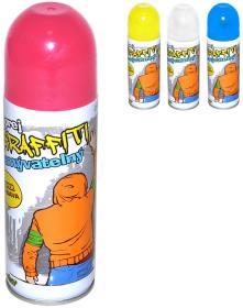 Křídy dětské tekuté smývatelné ve spreji 250ml graffiti spray 4 barvy Křídy dětské tekuté smývatelné ve spreji 250ml graffiti spray 4 barvy