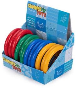 Kroužky potápěcí 14cm na potápění do vody 4 barvy