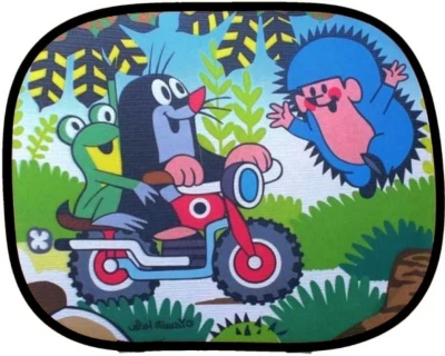 KRTEK (Krteček) a motoyckl stínítko dětská clona do auta (sada 2ks) KRTEK (Krteček) a motoyckl stínítko dětská clona do auta (sada 2ks)