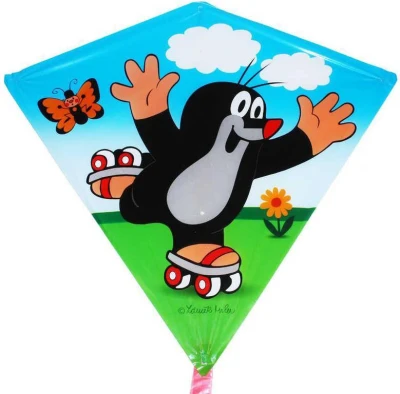 KRTEK (Krteček) Drak létající plastový 68x73cm Krteček na bruslích KRTEK (Krteček) Drak létající plastový 68x73cm Krteček na bruslích