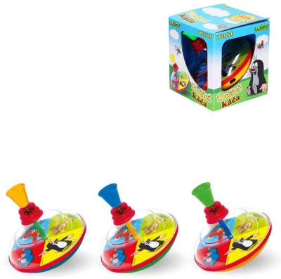 KRTEK (Krteček) Hra Káča velká 14cm dětský vlček 3 barvy plast v krabici KRTEK (Krteček) Hra Káča velká 14cm dětský vlček 3 barvy plast v krabici