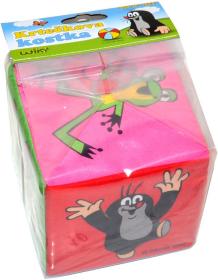 KRTEK (Krteček) Kostka baby 10cm textilní pro miminko