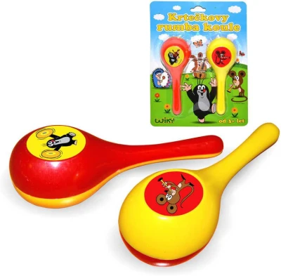 KRTEK (Krteček) Set rumba koule 2ks 16cm (hudební nástroje)