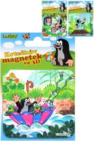 KRTEK Krtečkův magnetek 8x8cm 3D magnetka 3 druhy KRTEK Krtečkův magnetek 8x8cm 3D magnetka 3 druhy
