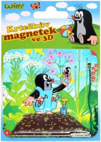KRTEK Krtečkův magnetek 8x8cm 3D magnetka 3 druhy