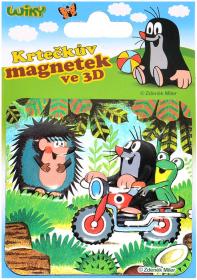 KRTEK Krtečkův magnetek 8x8cm 3D magnetka 3 druhy