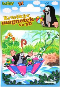 KRTEK Krtečkův magnetek 8x8cm 3D magnetka 3 druhy