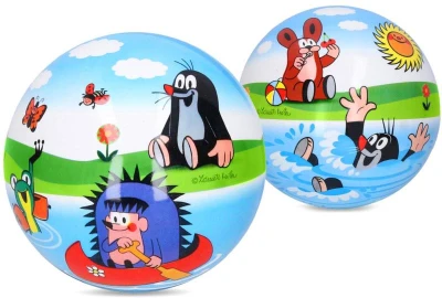 KRTEK Míč Krteček 12cm nafouknutý gumový balón s potiskem