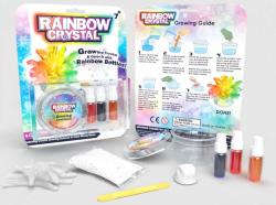 Krystal rostoucí duhový experimentální vědecký dětský set na kartě