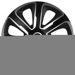 Kryty kol 14" LIVORNO Carbon (sada) silver/black