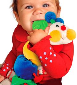 Ks Kids Stonožka BABY s kousátkem 48 cm Pro miminko