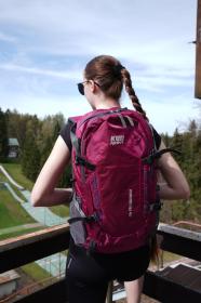 Kubisport Batoh Mountains 40 L turistický růžový