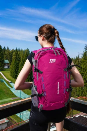 Kubisport Batoh Mountains 40 L turistický růžový