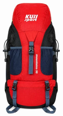Kubisport Batoh Mountains 50 L na horskou turistiku červený