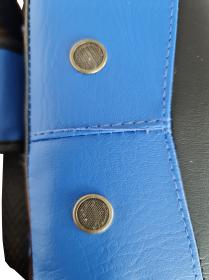 Kubisport Blok (lap) tréninkový pro bojové sporty box/kopy 35 cm UNI modrý