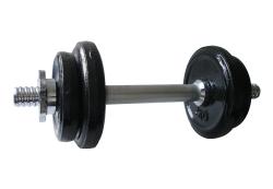 Kubisport Činka nakládací jednoruční 8,5 kg - průměr 30 mm