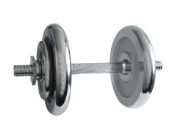 Kubisport Činka nakládací, jednoruční, chromová 14 kg