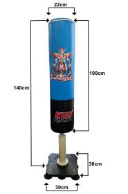 Kubisport Dětský boxovací pytel stojací 140 cm modrý